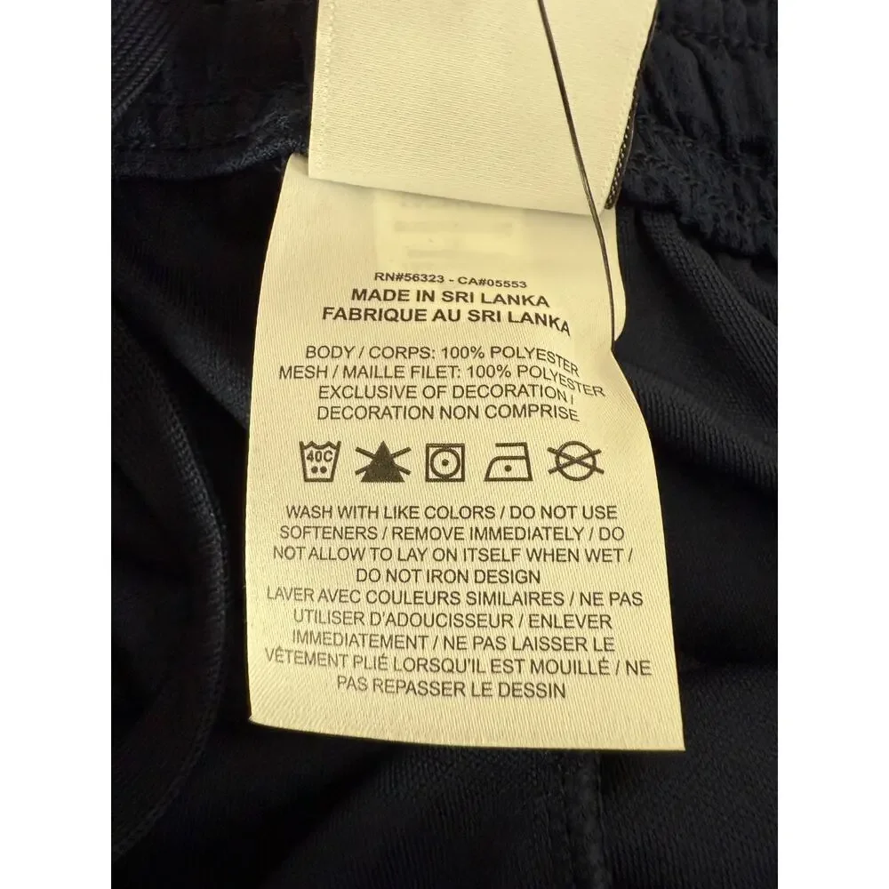 NEW Nike Size S Casual Athliesure‎ Drawstring Pants Navy Outdoor Tapered